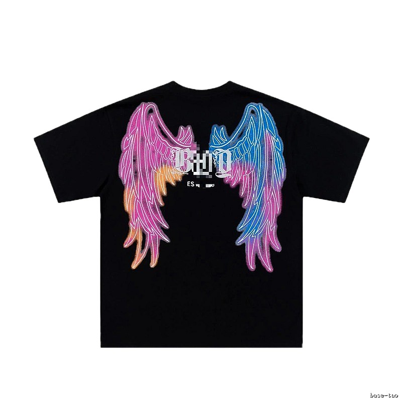 BOY Iridescent Wings Street Style Black T-Shirt