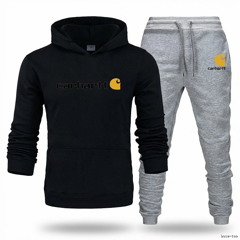 Carhartt casual style black and gray suit set