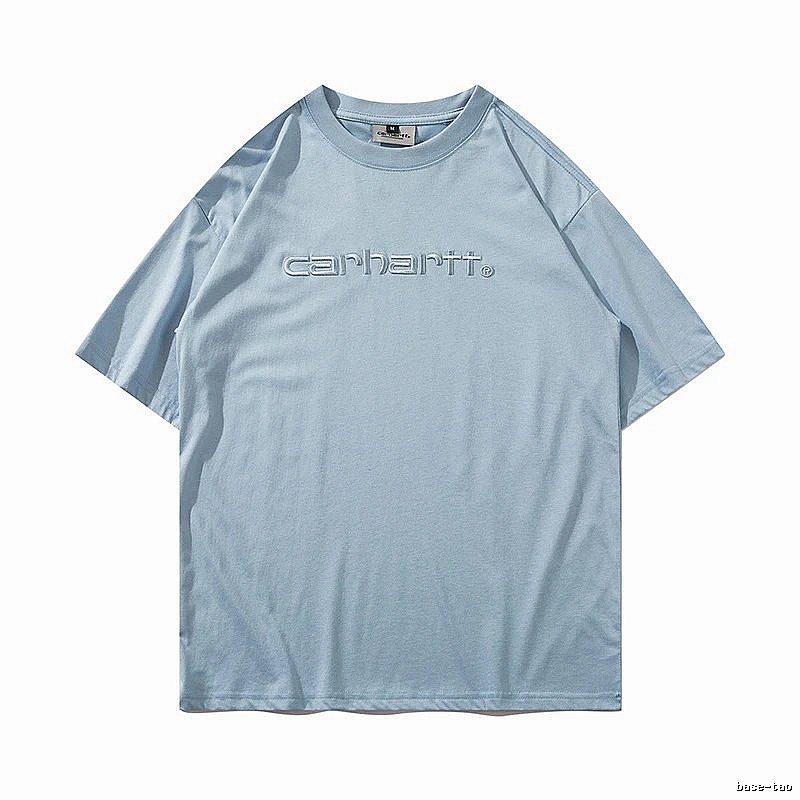 Carhartt Classic Logo T-shirt Light Blue Subtle for Daily Styling