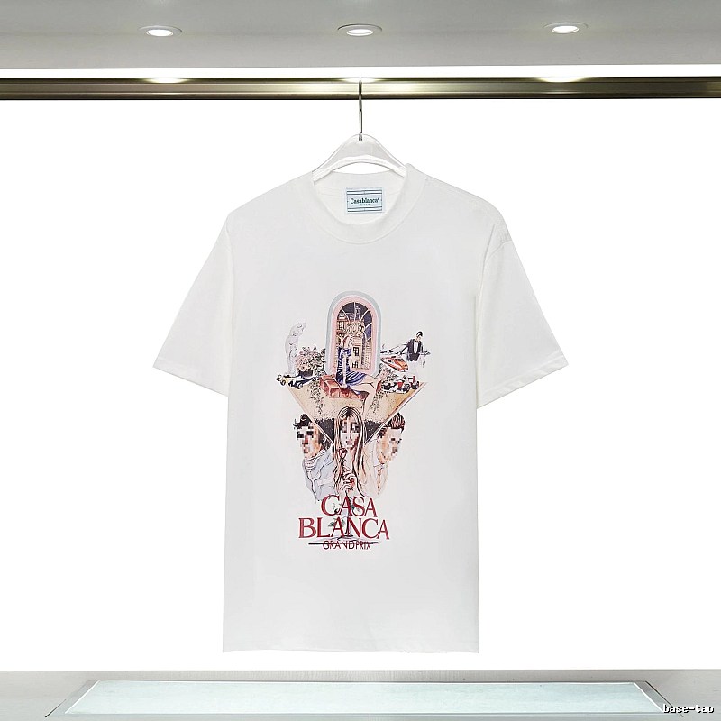 Casablanca Grand Prix Printed White T-shirt