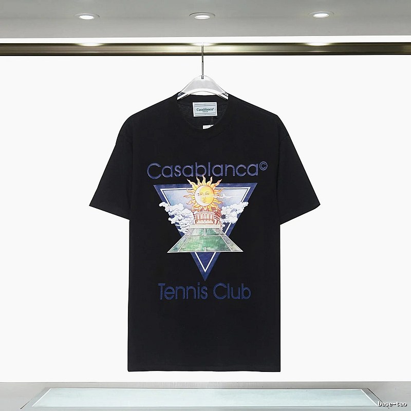 Casablanca retro style black T-shirt