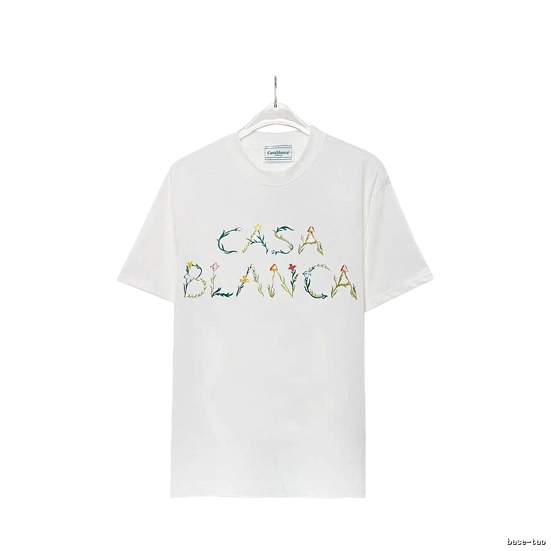 Casablanca - style printed white T - shirt