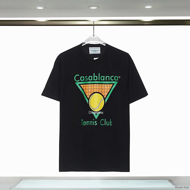 Casablanca Tennis Style Black T-shirt