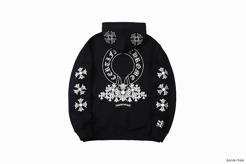 Chrome Hearts 2088-82 Black Cross Graphic Hoodie Match Day