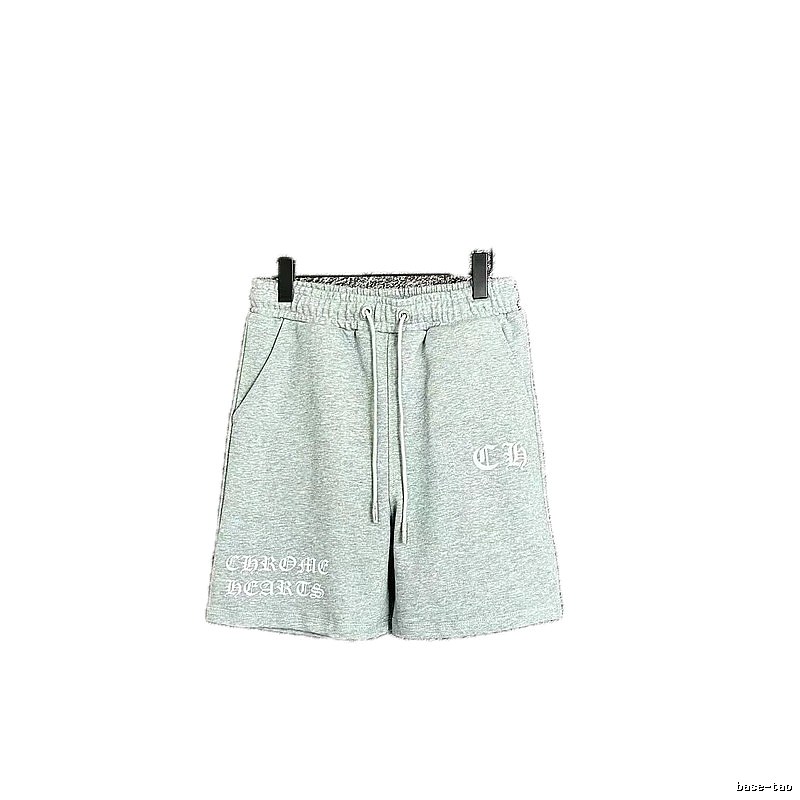 Chrome Hearts casual light gray shorts