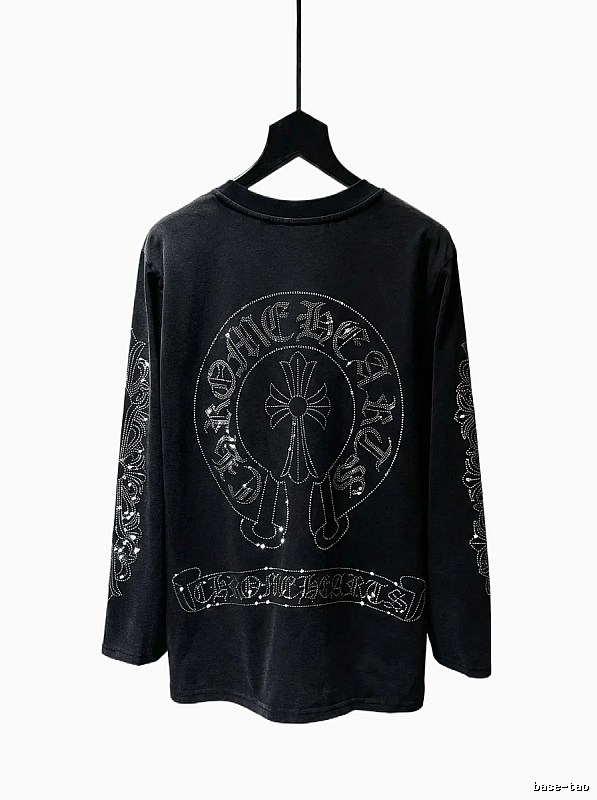 Chrome Hearts Cross Dark Style Black T-shirt