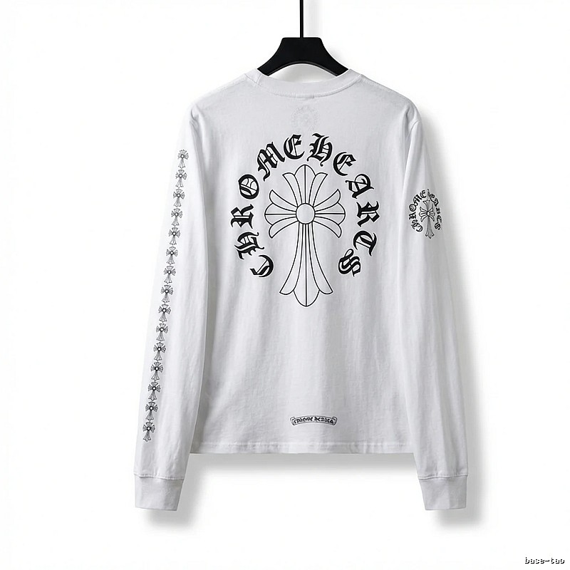 Chrome Hearts Cross Dark Style White T-shirt