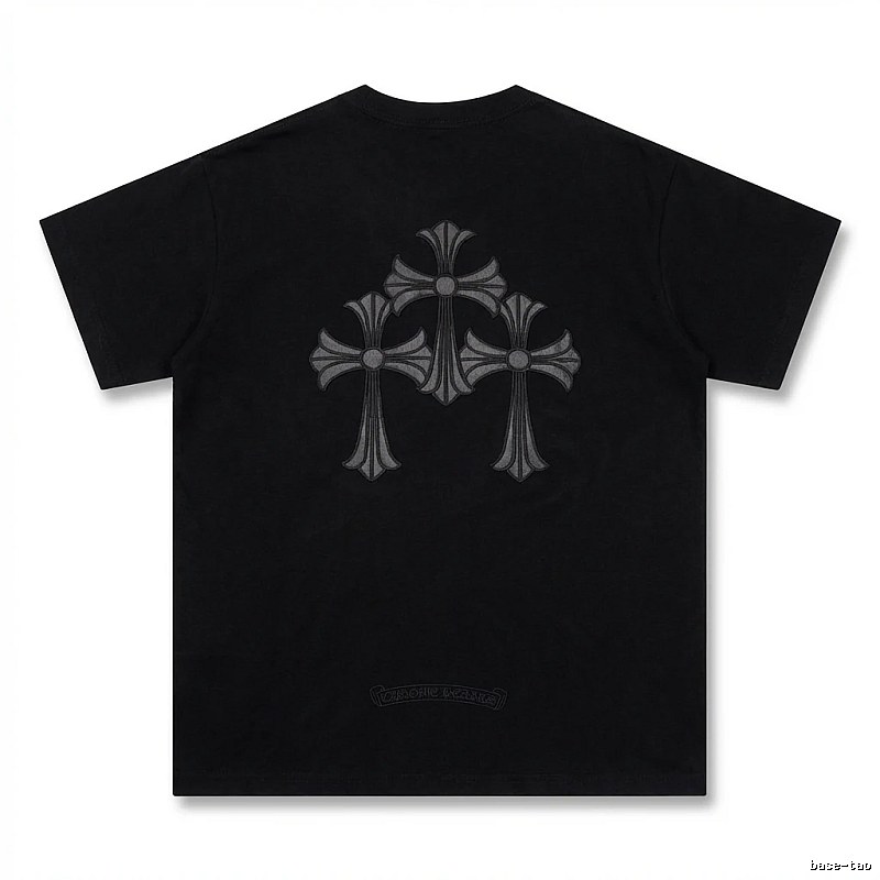 Chrome Hearts Cross Print Black T-shirt