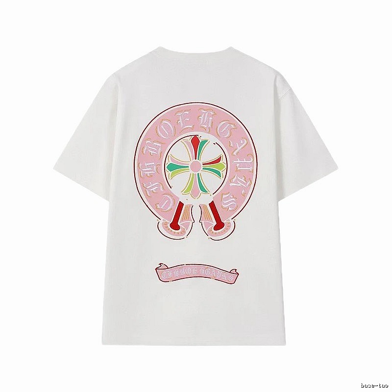 Chrome Hearts Cross Print Street Style Off-white T-Shirt