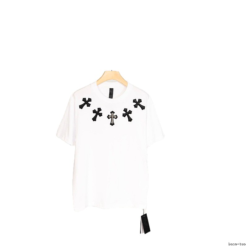 Chrome Hearts Cross Street Style White T-Shirt