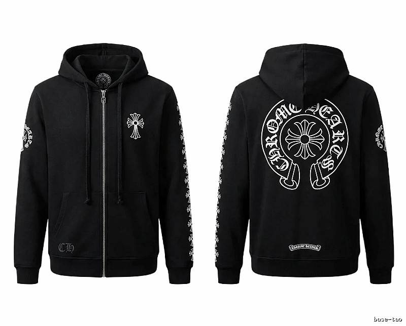 Chrome Hearts Cross Trendy Cool Black Sweatshirt