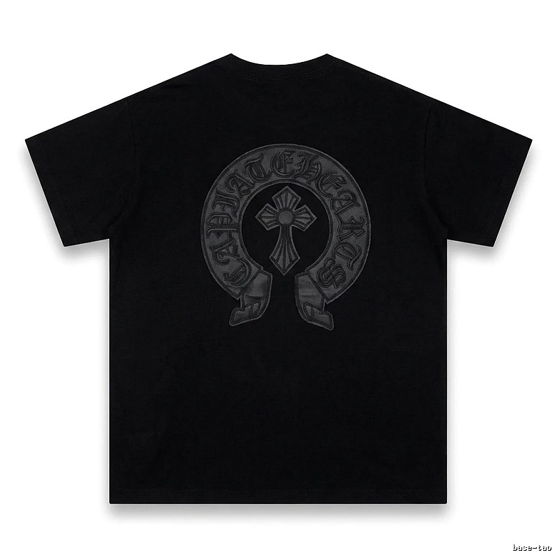 Chrome Hearts Cross Vintage Black Short-sleeve Shirt