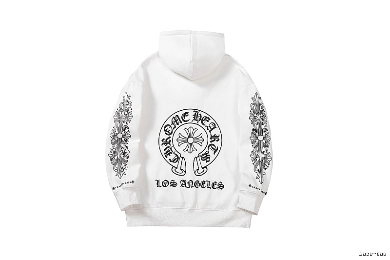 Chrome Hearts Daily Cross graphic hoodie Black Blue Cross for City Outfits