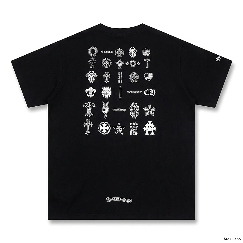 Chrome Hearts dark style black T-shirt