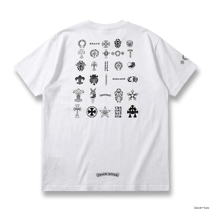 Chrome Hearts Dark Style White T-shirt