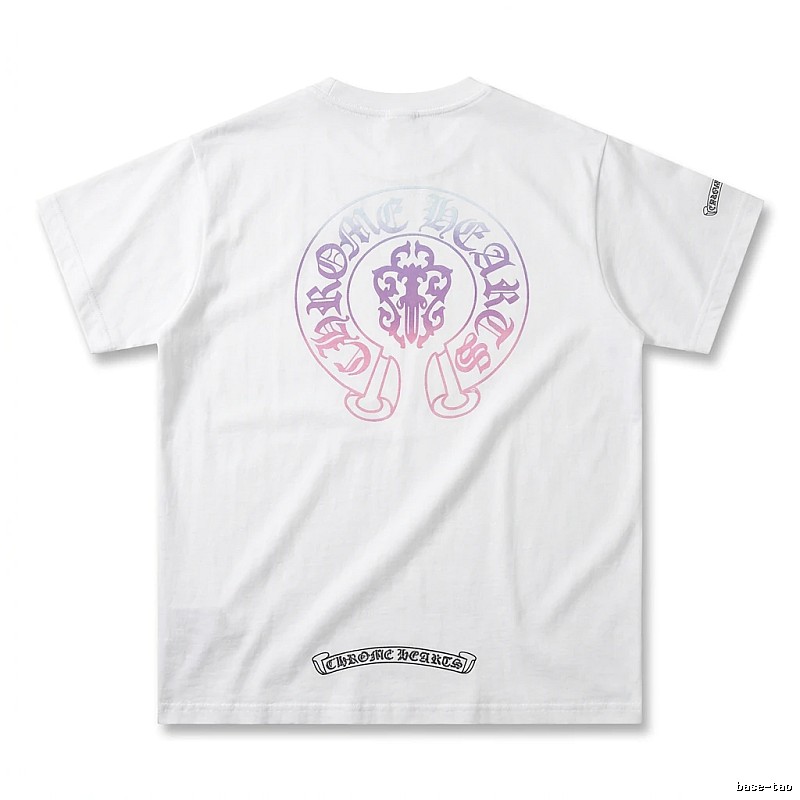 Chrome Hearts Gradient Retro White T-shirt