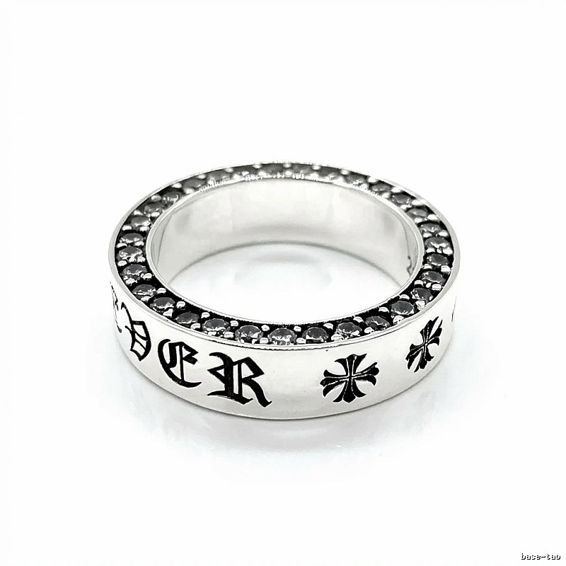 Chrome Hearts Silver Dark Style Ring