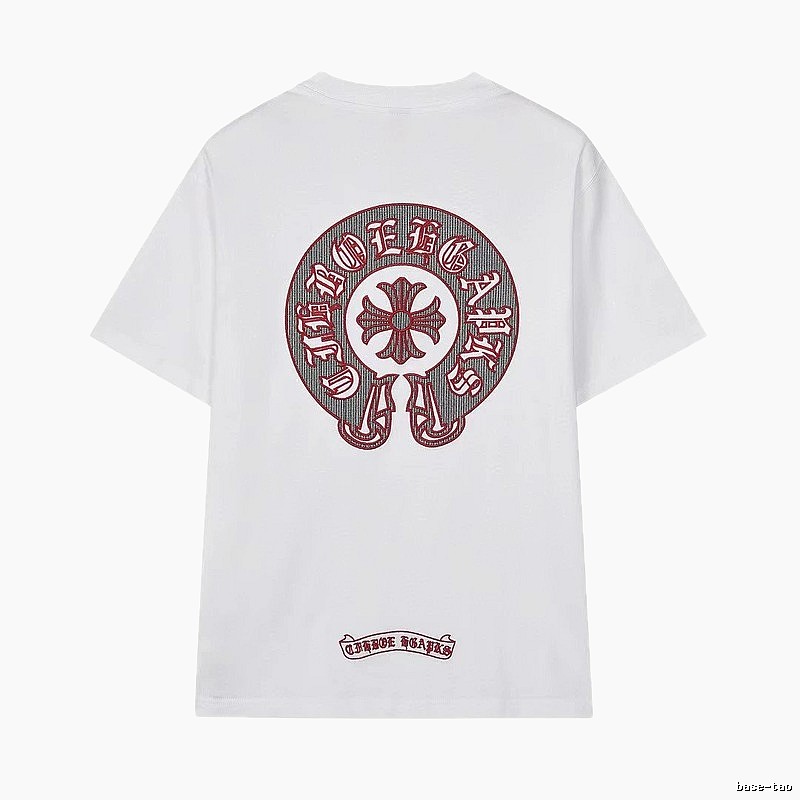 Chrome Hearts Vintage Embroidered Horseshoe White T-Shirt