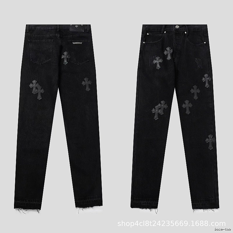 Chrome Hearts Weekend Graphic jeans Light Denim Jeans for Seasonal Looks