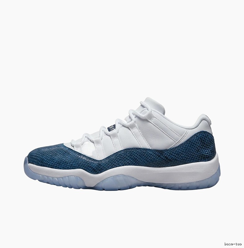 Classic Blue and White Jordan 11 Sneakers