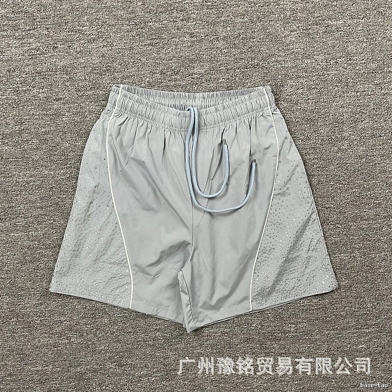 Corteiz Breathable Street Style Grey Sports Shorts