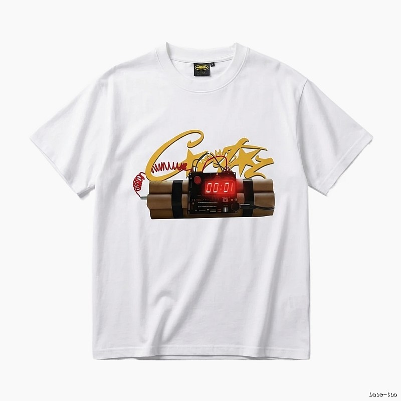 Corteiz Explosive Countdown Tide White T-shirt