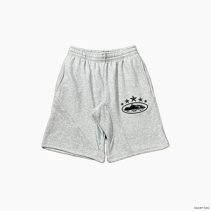 Corteiz minimalist light gray shorts