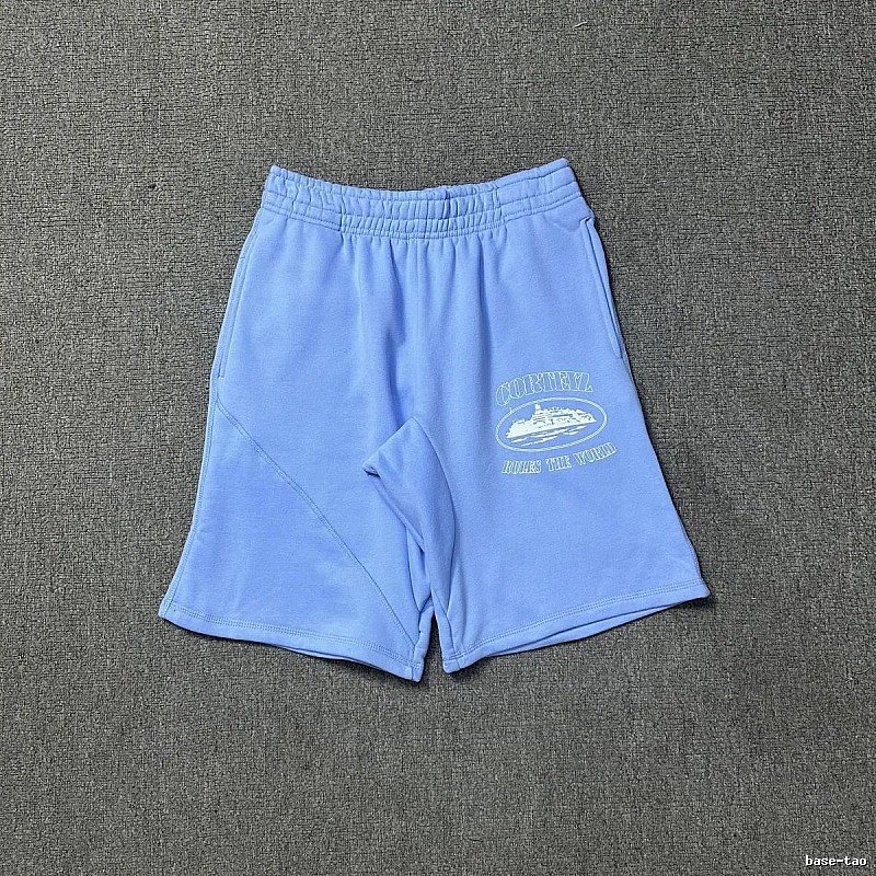 Corteiz Nautical Style Light Blue Shorts