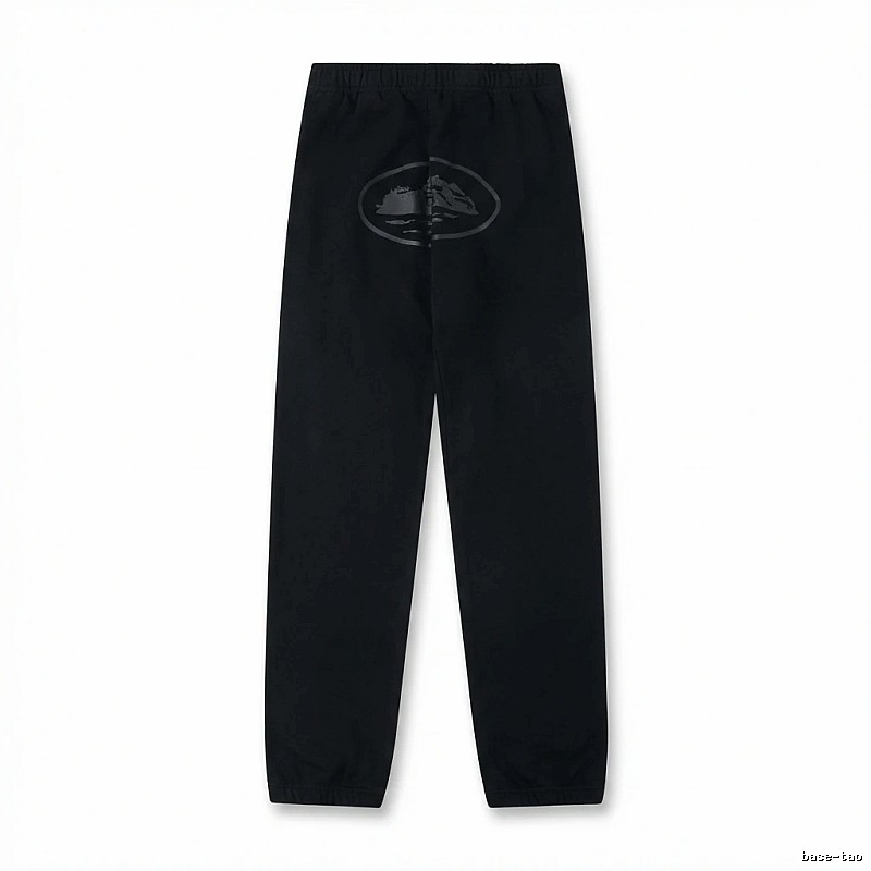 Corteiz Printed Casual Black Pants