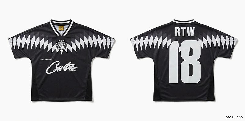 Corteiz RTW Series Black and White Wind Top