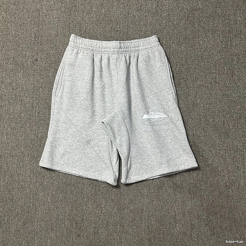 Corteiz vintage-style grey shorts