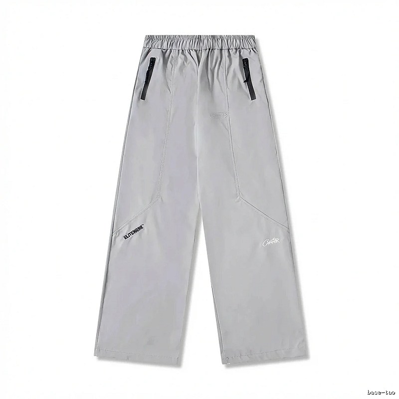 Corteiz Workwear Style Light Grey Trousers