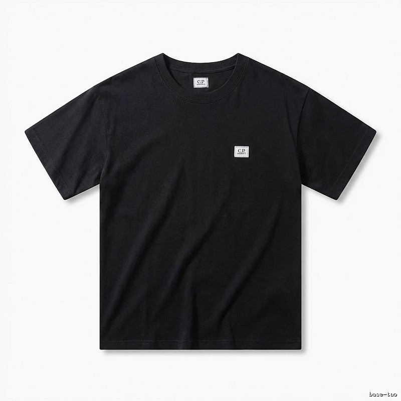 C.P. Basic Style Simple Black T-shirt