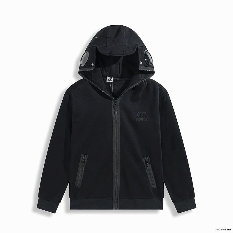 C.P. Functional Style Black Hoodie