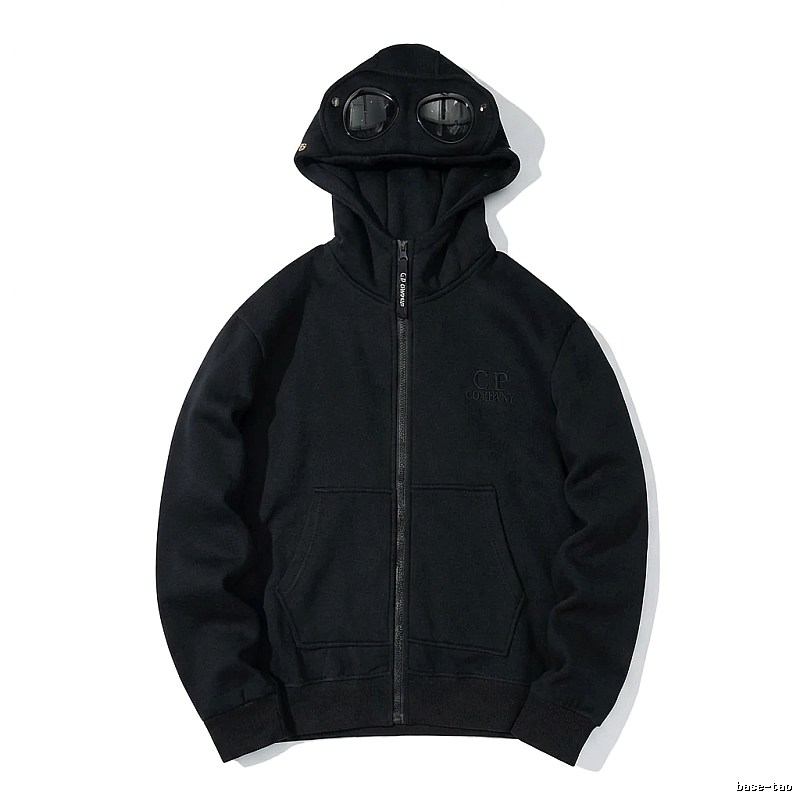 C.P. retro-style black hoodie