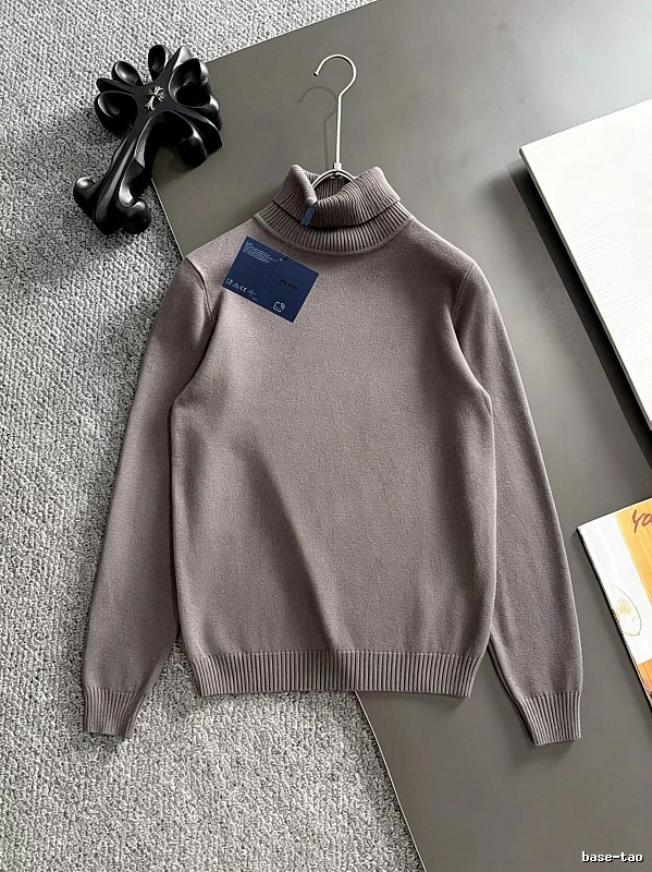Daily Wear Prada Turtleneck Sweater Button Detail
