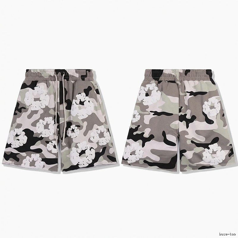 DENIM TEARS Camouflage Casual Shorts