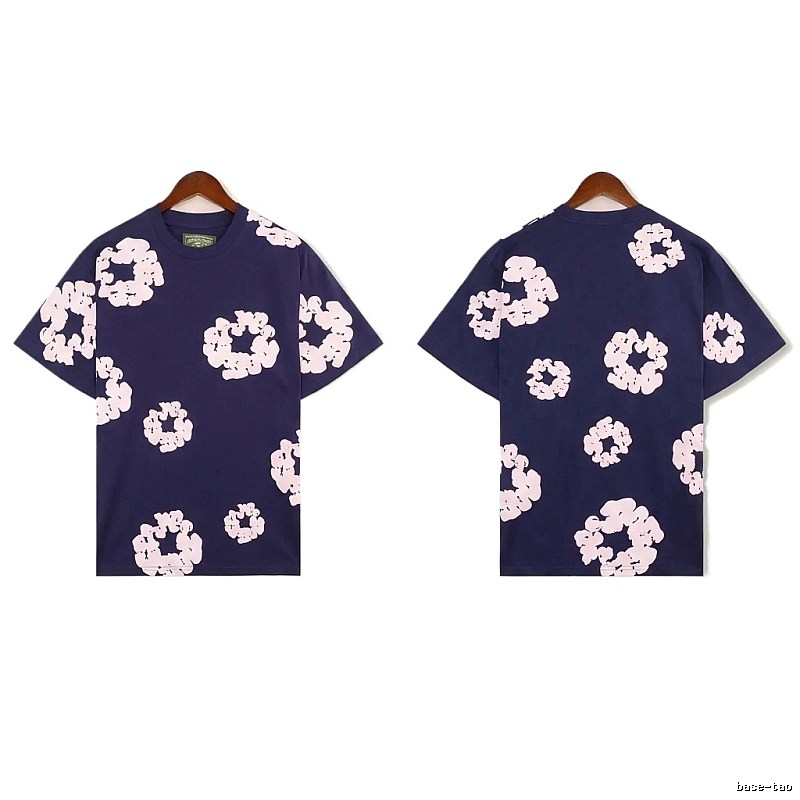 DENIM TEARS Printed Retro Style T-shirt