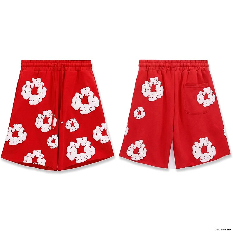 DENIM TEARS red trendy brand shorts