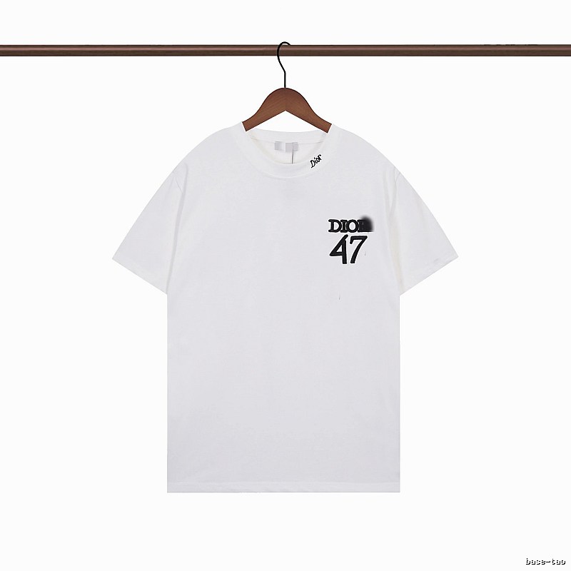 Dior 47 Collection Minimalist Style White T-Shirt