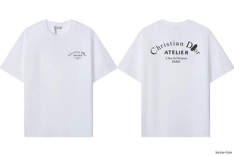 Dior Atelier Minimalist Style White T-Shirt