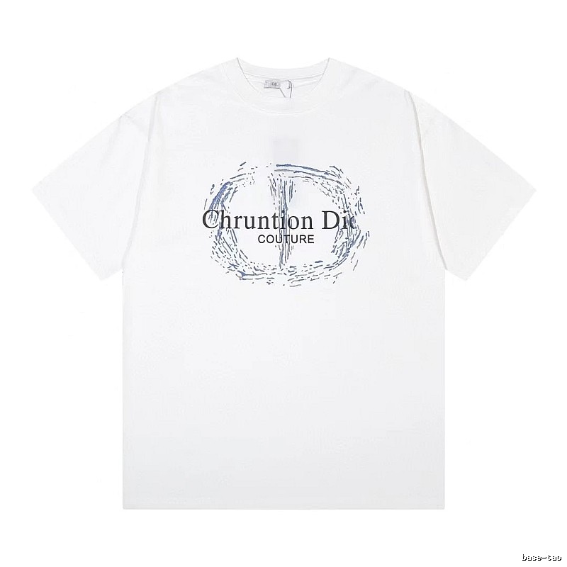 Dior Couture Trendy Style White Short-sleeve T-shirt
