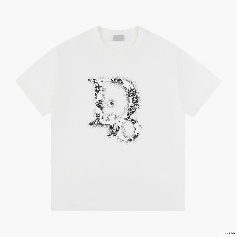 Dior Minimalist Monogram White Short-sleeved T-shirt
