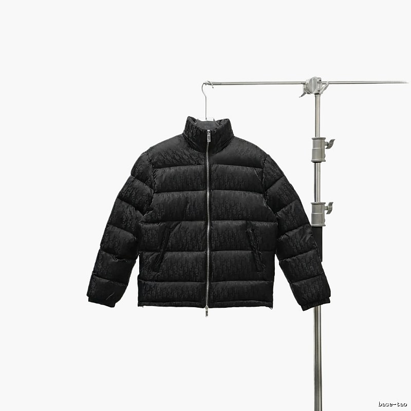 Dior quilted black down jacket