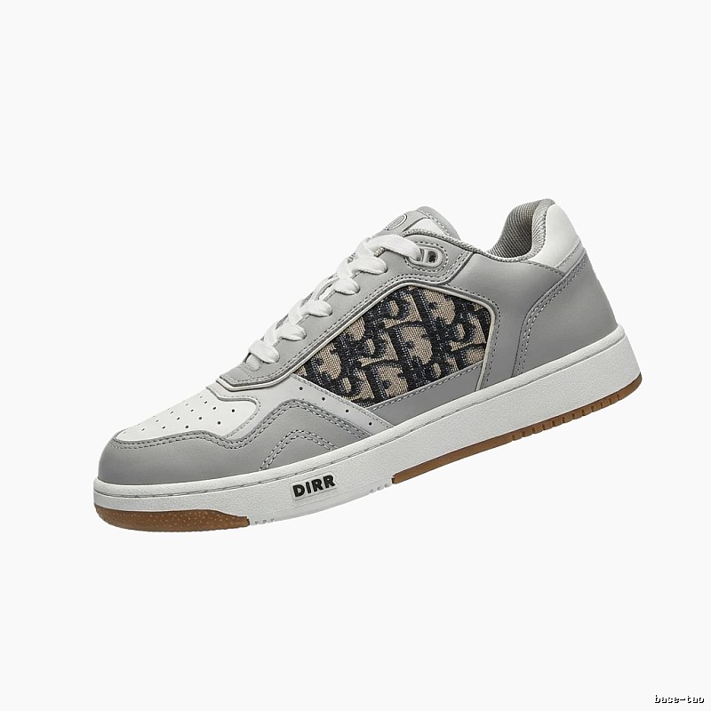 Dior retro-style gray and white sneakers