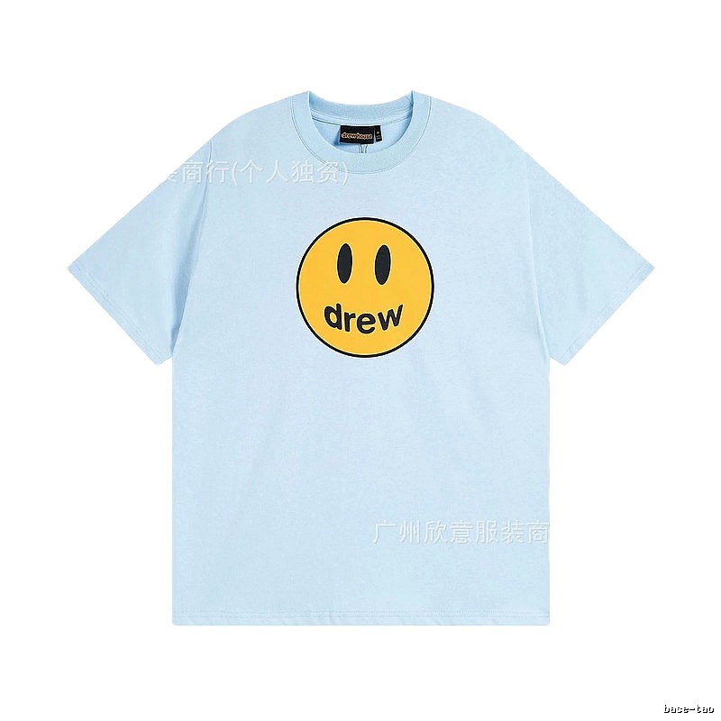 DrewHouse Smiley Street Style Light Blue T-shirt