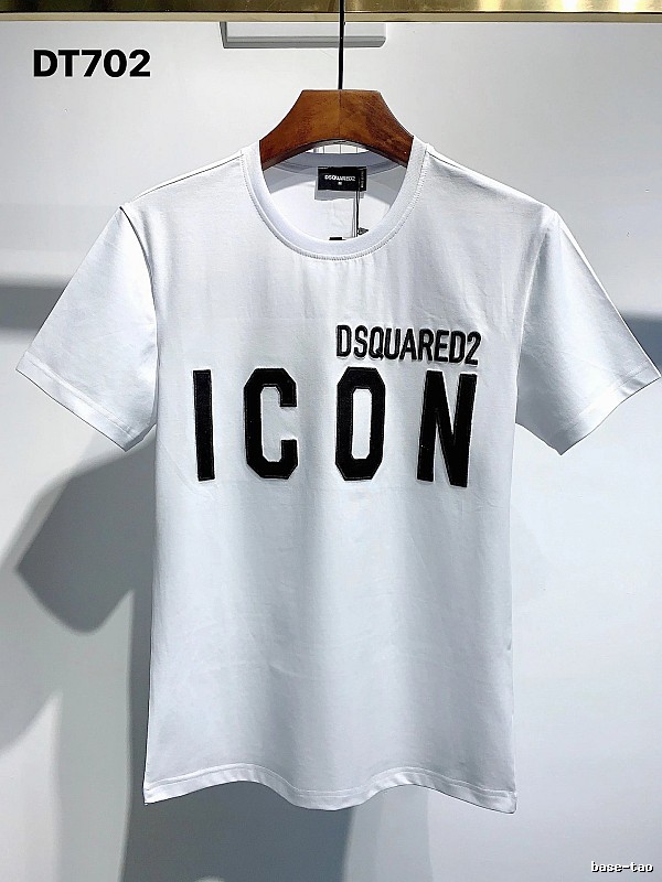 DSQUARED2 ICON Streetwear White Short-sleeve T-shirt