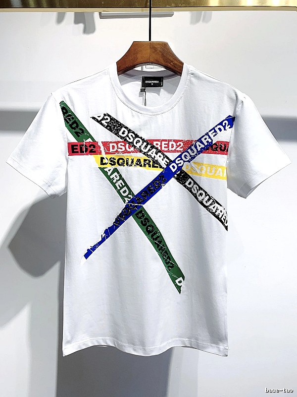 DSQUARED2 Printed Street Style White T-Shirt