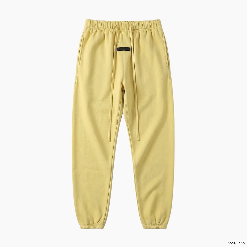 ESSENTIALS Basic Casual Yellow Sweatpants