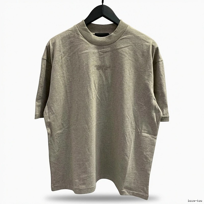 ESSENTIALS Basic Light Gray T-shirt